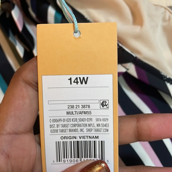 Stripe Multicolor Trankini - Picture 10 of 13